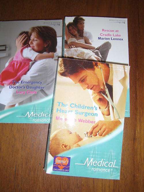 THREE MILLS & BOON BOOKS  MEDICAL, S/C