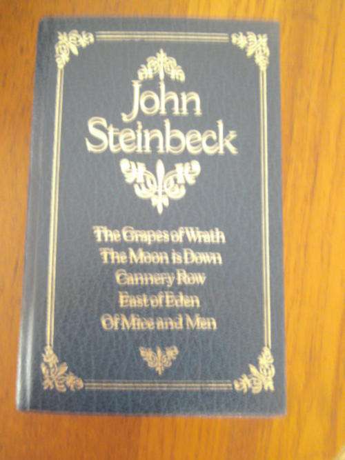 GRAPES OF WRATH, CANNERY ROW (5 in 1) by John Steinbeck (H/C)