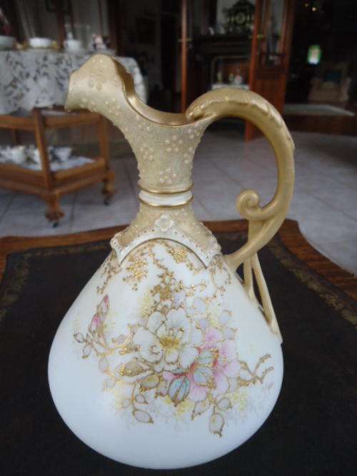 DOULTON BURSLEM SPANISH WARE JUG 1890's