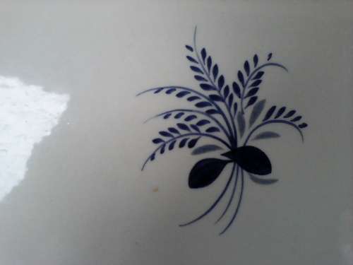 ADAMS HAND PAINTED MEAT PLATTER