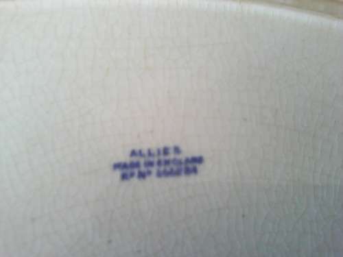 ALLIES MEAT PLATTER c1910