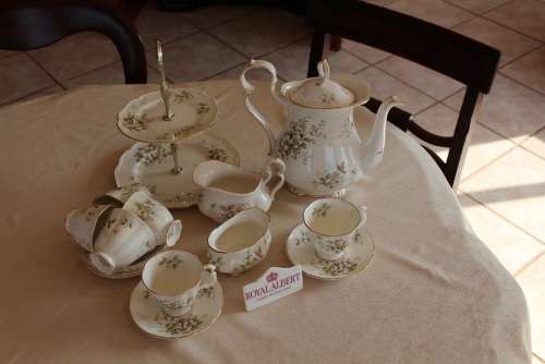 ROYAL ALBERT HAWORTH  COFFEE  SERVICE FOR TREVOR ONLY