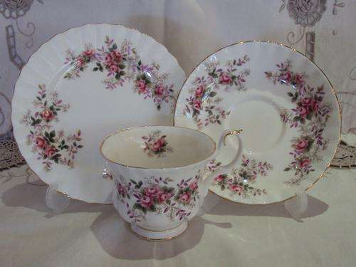 ROYAL ALBERT "LAVENDER ROSE" TEA TRIO