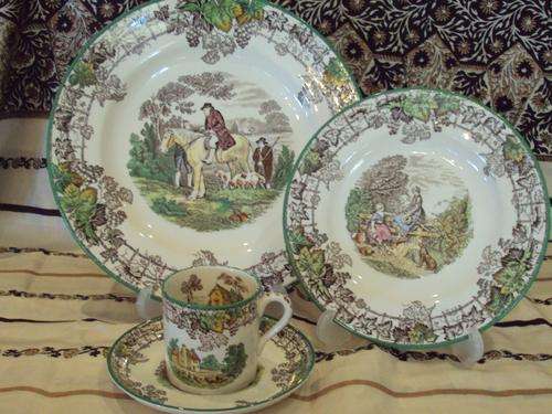 SPODES' BYRON COFFEE CAN, SAUCER ETC.