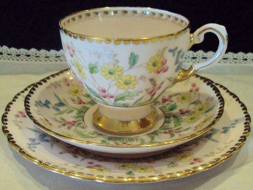 TUSCAN HAND PAINTED TEA TRIO