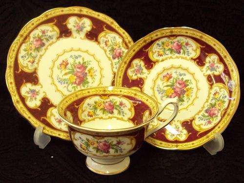 ROYAL ALBERT "LADY HAMILTON" TEA TRIO
