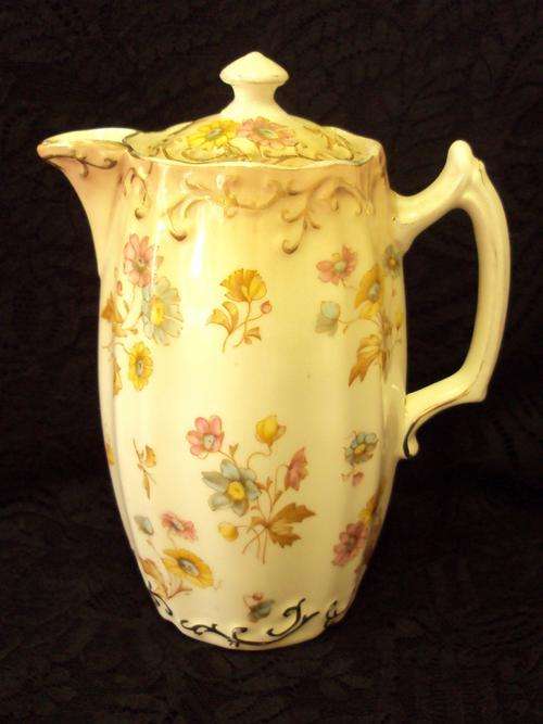 A BEAUTIFUL BLUSH COFFEE POT c 1880
