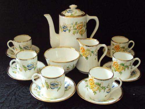 ROYAL ALBERT DEMI TASSE COFFEE SET