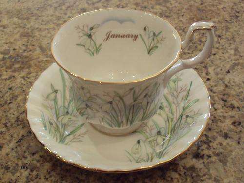 ROYAL ALBERT WILD FLOWER OF THE MONTH TEA DUO