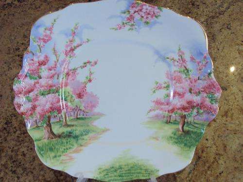 ROYAL ALBERT BLOSSOM TIME CAKE PLATTER