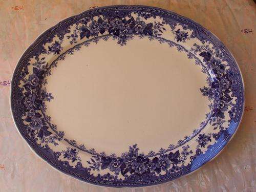 HUGE BLUE AND WHITE CHARGER