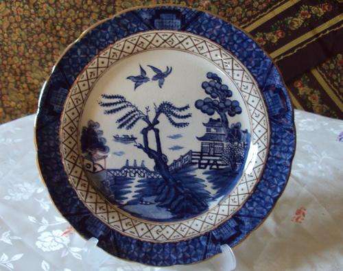AG HARLEY JONES YE OLD CHINESE WILLOW SALAD PLATE
