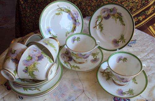 ROYAL DOULTON "GLAMIS THISTLE" TEA SET