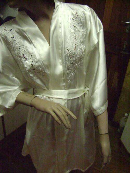 SILK EMBROIDERED  GOWN WITH MATCHING CAMISOLE - WEEK-END SPECIAL!!!!