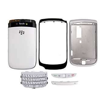 BlackBerry Torch 9800 Original complete housing WHITE