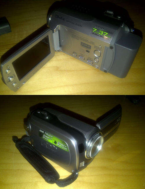 JVC Everio digital video camera with 30Gb hard drive