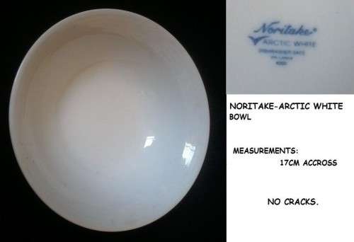 NORITAKE ARCTIC WHITE BOWL