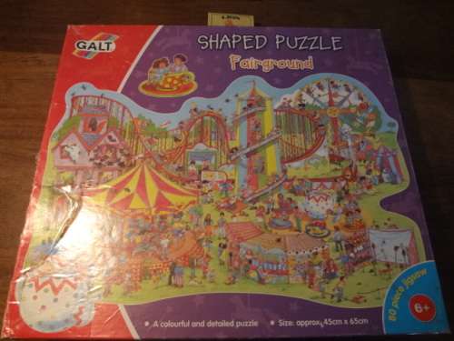 Galt Shaped puzzle 80 pieces fairground (complete)