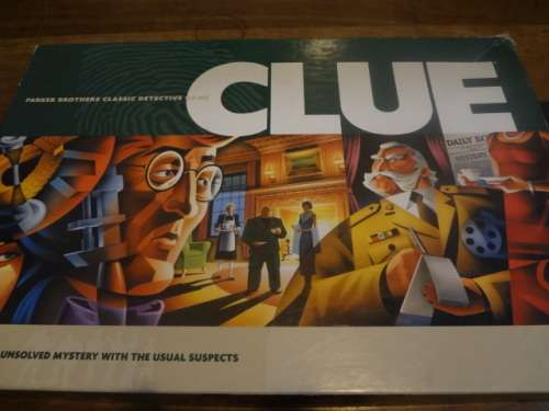 Boardgame - Clue board game (newer version of Cluedo)