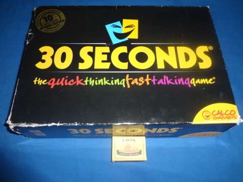 REDUCED Boardgame - 30 seconds board game revised edition with 240 cards and game board only