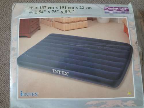 Intex Comfort Rest inflatable double bed mattress - used a few times