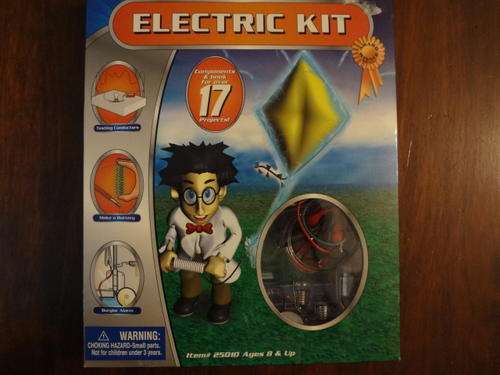 educational toy game -  electric kit and experiments