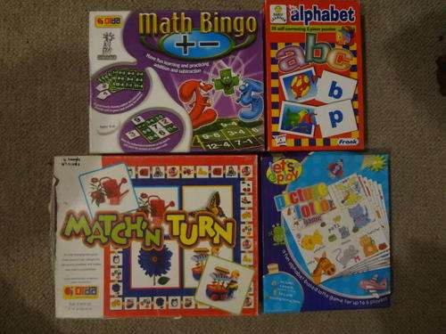 SALE LESS 25% OFF children game lot 12 - 4 educational games  for children