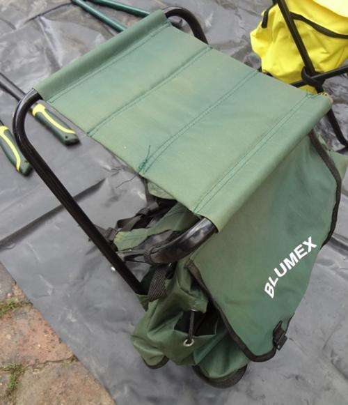 Portable camping / foldable chair and backpack