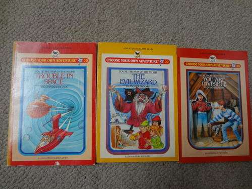 Choose your own adventure for younger readers (soft cover) x 3 books - R16 each