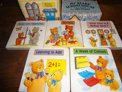 My Bears' Schoolhouse set of books (hard board books) - excludes 1 book and poster