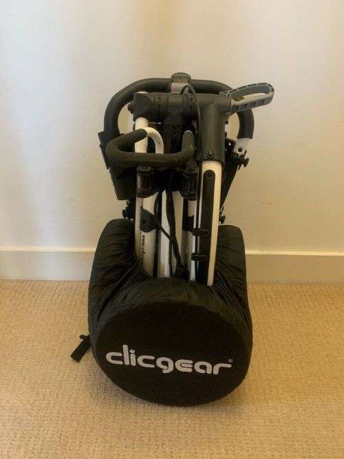 Clicgear 3.5+ Golf Push Cart Silver/Black + FREE Cooler Bag Included