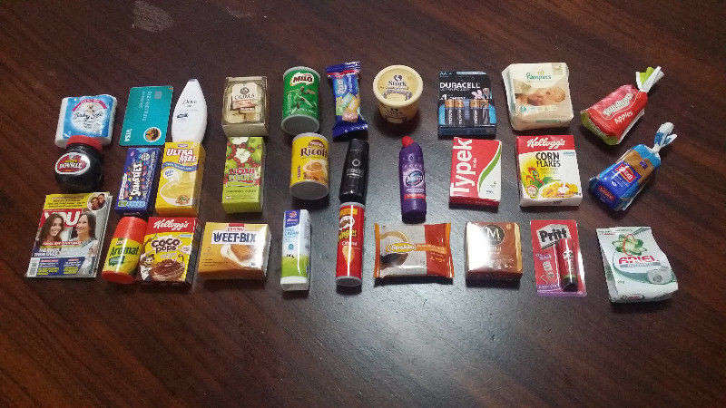 Complete set of all 30 Checkers Little Shop 2 Mini Collectables