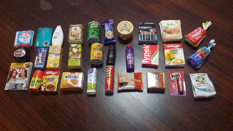 Complete set of all 30 Checkers Little Shop 2 Mini Collectables