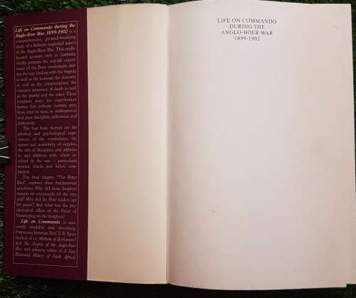 Life on Commando during the Anglo-Boer War 1899-1902