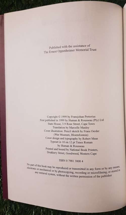 Life on Commando during the Anglo-Boer War 1899-1902