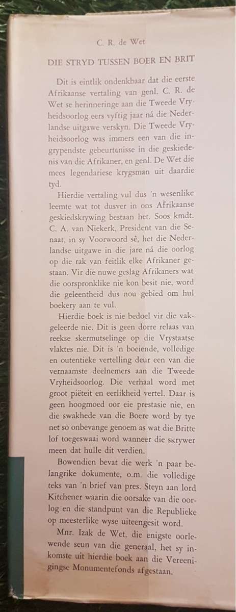 Die Stryd Tussen Boer en Brit (2de Anglo-Boere Oorlog)