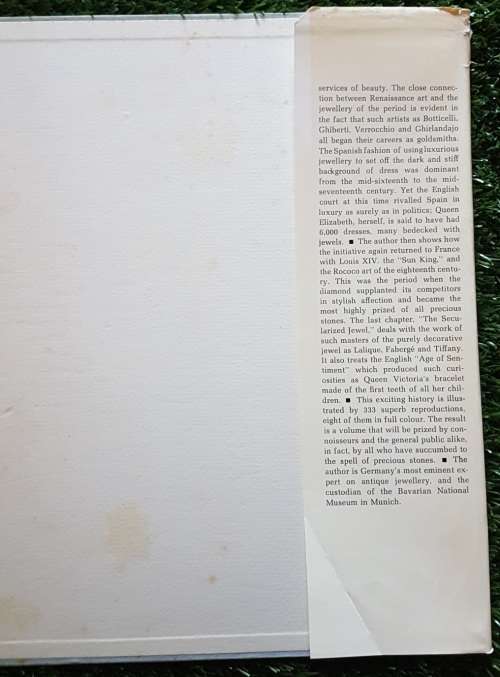 Antique Jewellery - Its History in Europe from 800 to 1900.