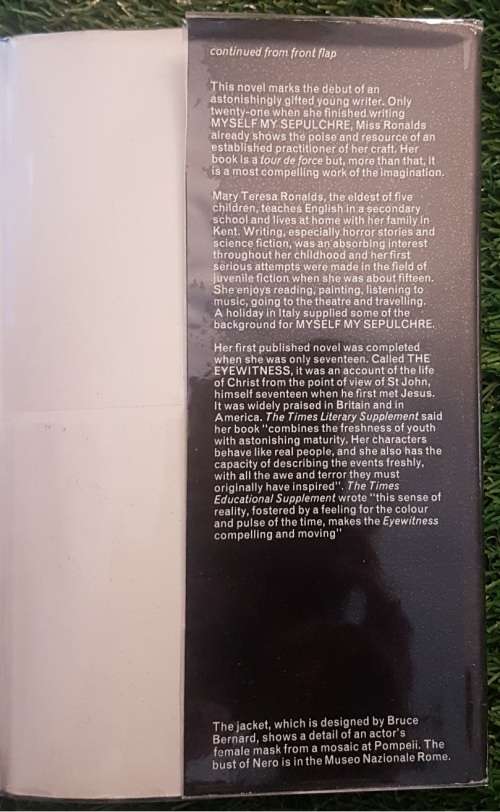 Myself My Sepulchre (a Novel about Nero, last of the Caesars)