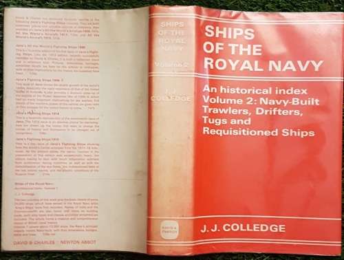 Ships of the Royal Navy Vol 1 and 2 - J. J. Colledge