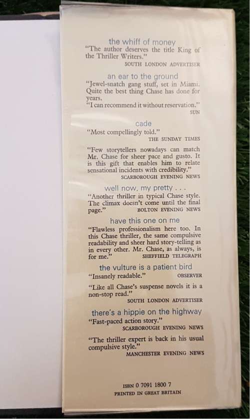 An Ace Up My Sleeve,    James Hadley Chase