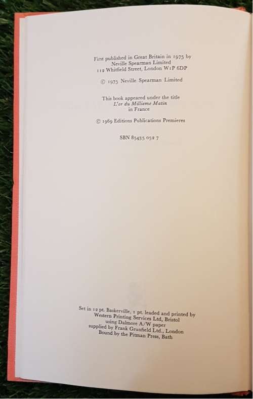 Gold Of a Thousand Mornings: - Armand Barbault  (Alchemy)