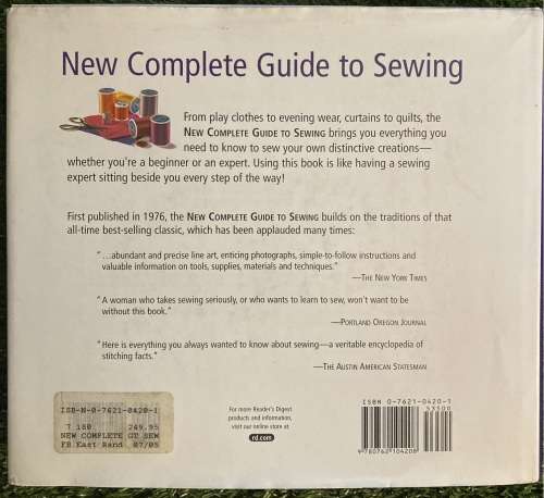 New Complete Guide to Sewing: - Readers Digest
