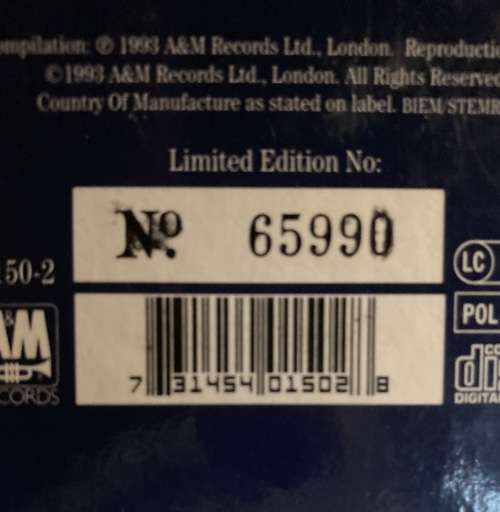 Message in a Box: - The Police - 4 CD Limited numbered Edition. Complete Recordings