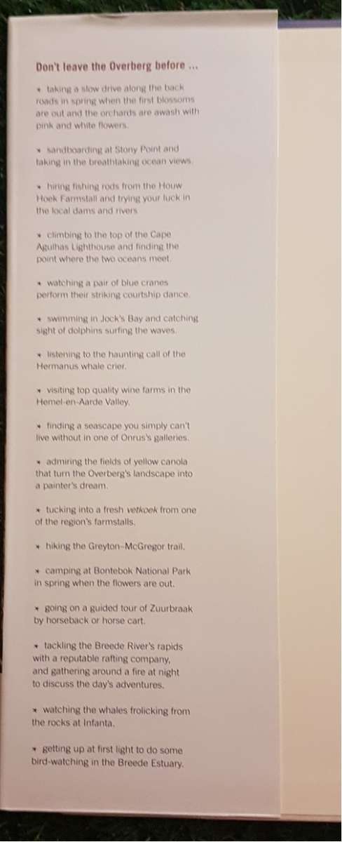 The Overberg inland from the Tip of Africa