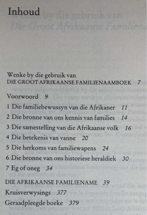 Die Groot Afrikaanse Familienaamboek. - C. Pama