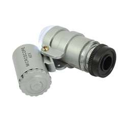 Mini Microscope with 45 (no, 60!) times Magnifier and LED light