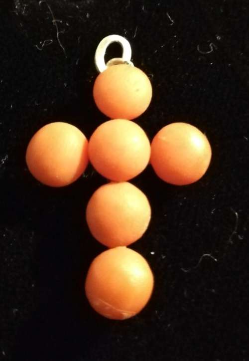 Genuine Untreated Coral Small Pendant