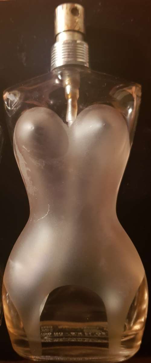 Set of 4 Collectable Jean Paul Gaultier Empty Glass Perfume Bottles