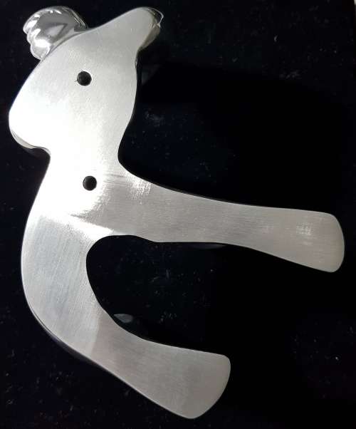 Carrol Boyes Aluminium Wall Bottle Holder Neck 'n Neck