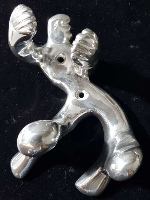 Carrol Boyes Aluminium Wall Bottle Holder Neck 'n Neck